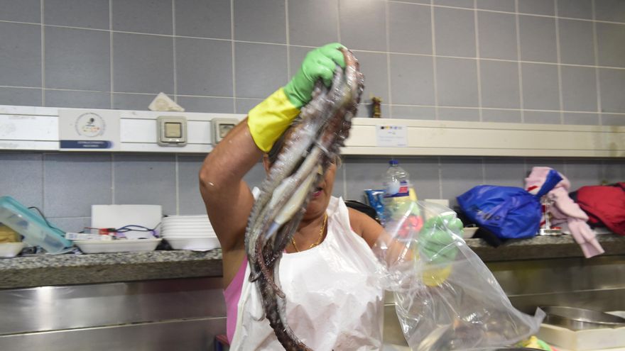 La Lonja de A Coruña subasta 1,14 toneladas de pulpo en su segundo día tras la veda