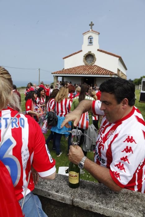 Peñas sportinguistas en La Providencia