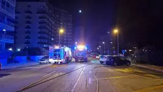 Un incendio causa importantes daños en un local en reforma en el centro de Valladolid