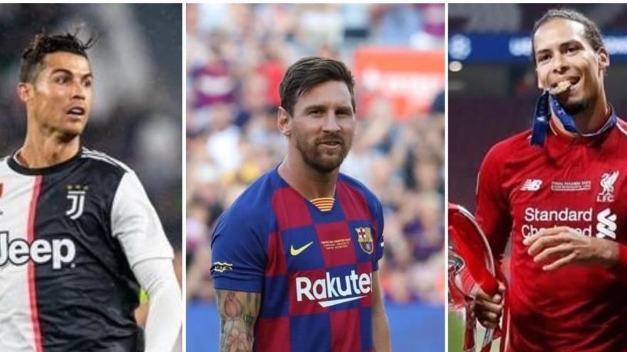 Els tres finalistes al premi &#039;Jugador de l&#039;Any&#039; 2019 de la UEFA