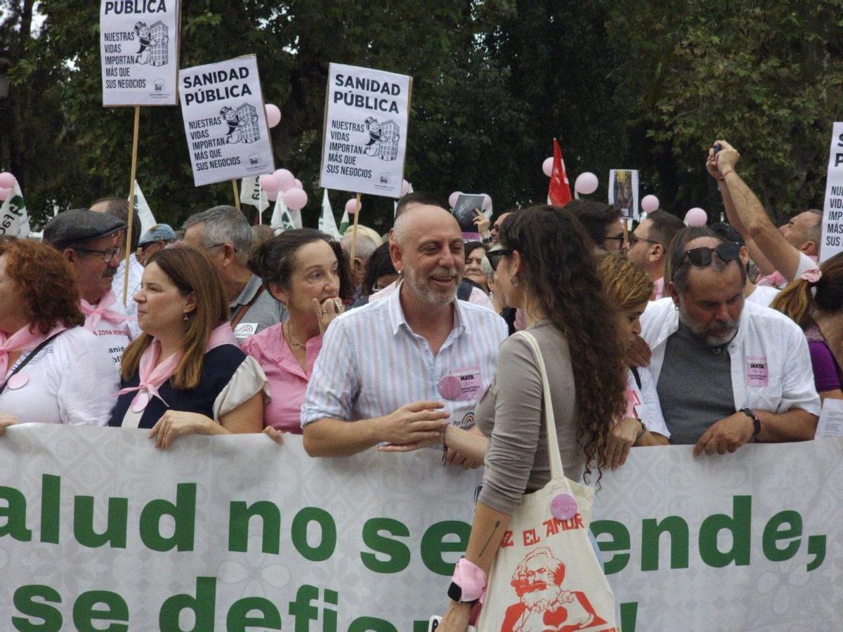 Manifestación por la sanidad pública, imagen de archivo