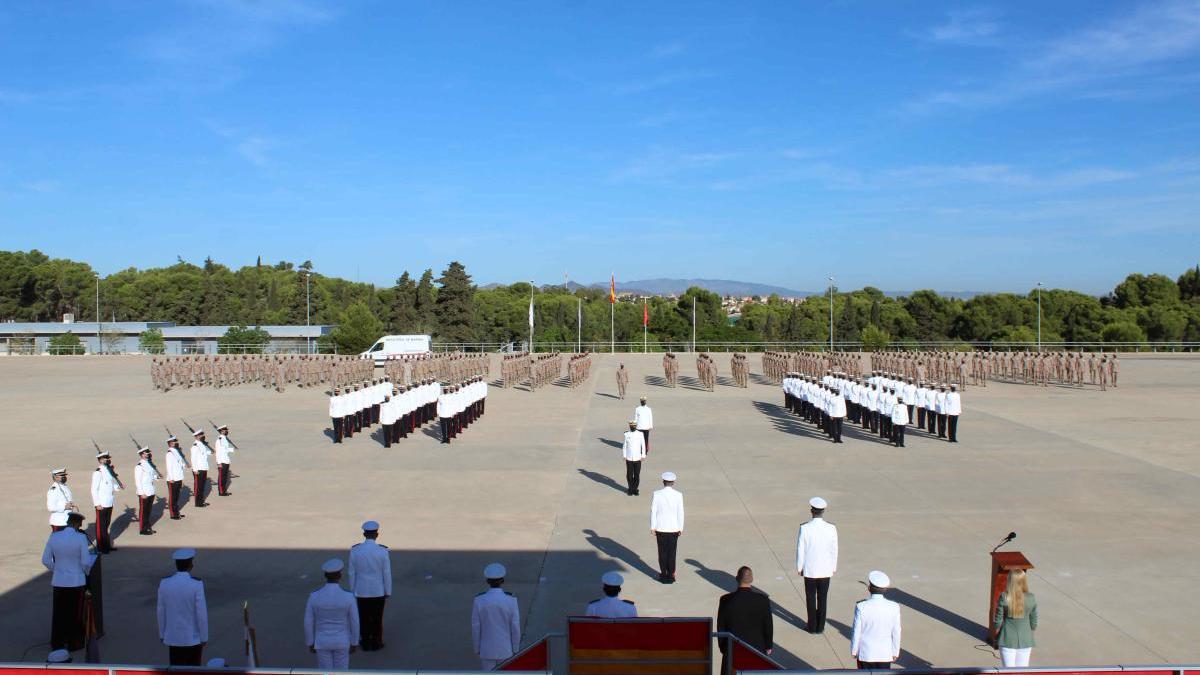 La Escuela de Infantería de Marina recupera al personal afectado por covid