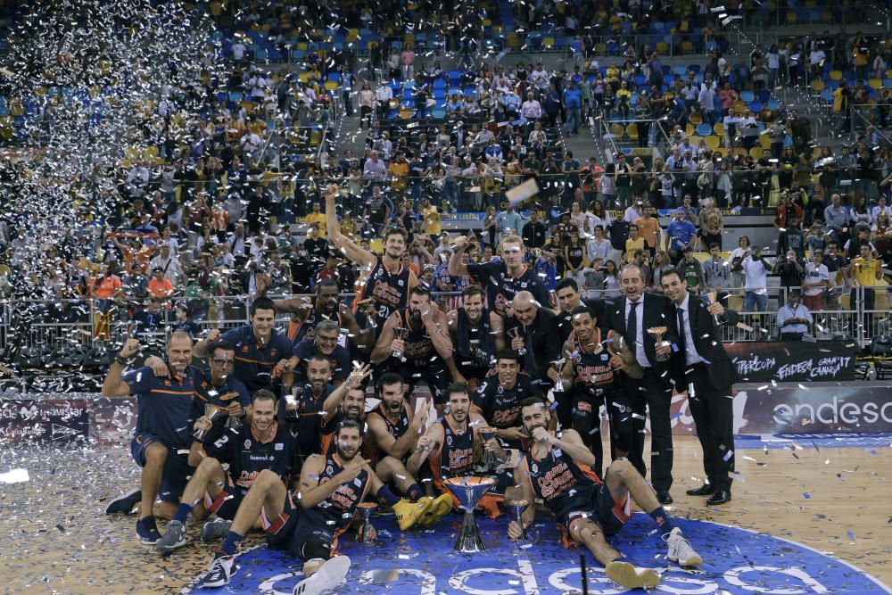 Las mejores imágenes de la victoria del Valencia Basket en la Supercopa