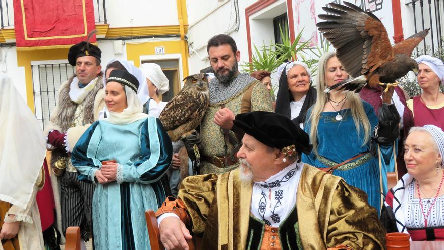 Carlos Iglesias protagonista del Tiro del Espiche en el III Recibimiento de Carlos V en Monesterio