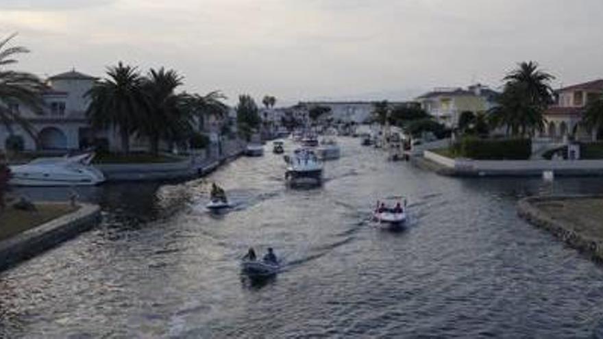 La imatge característica dels canals d&#039;Empuriabrava.