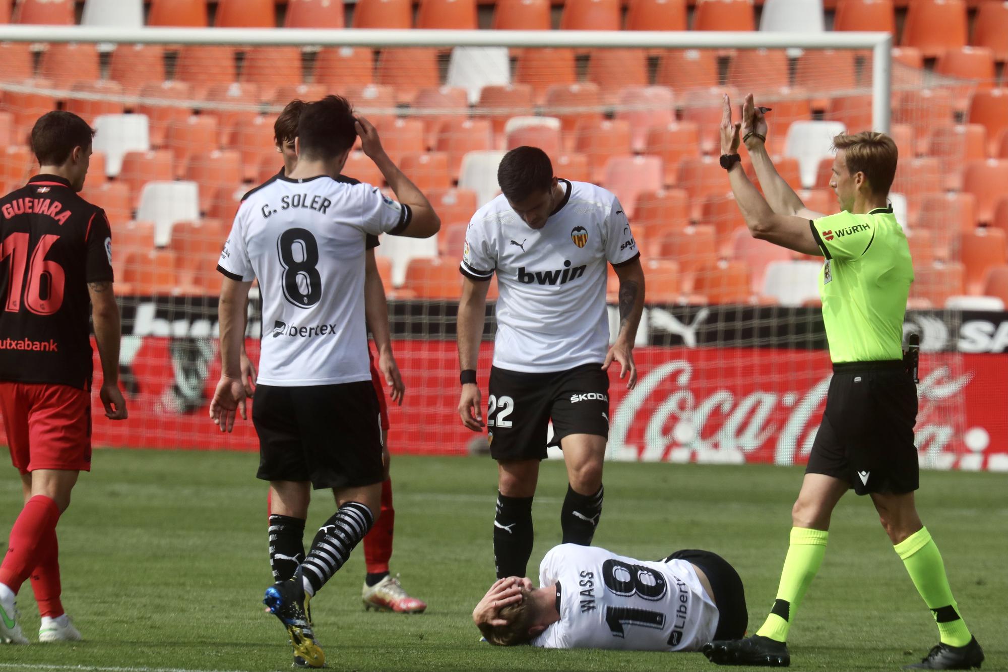 Las imágenes del empate entre el Valencia CF y la Real Sociedad