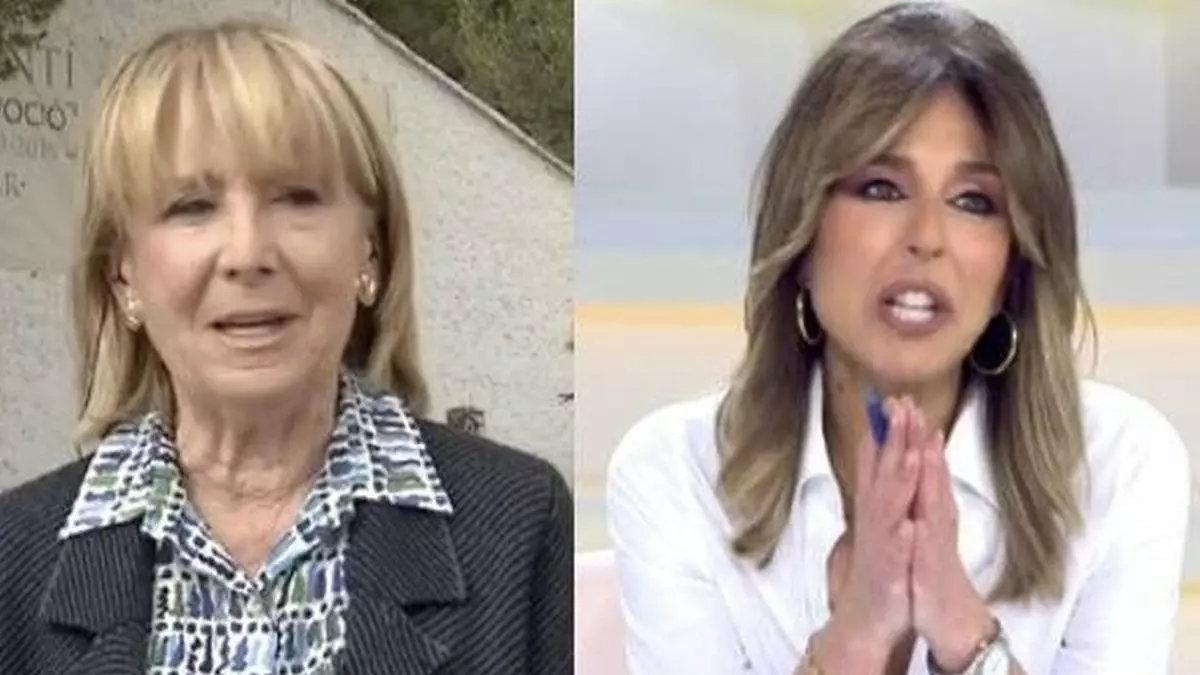 Esperanza Aguirre y Ana Terradillos en &#039;La mírada crítica&#039;.