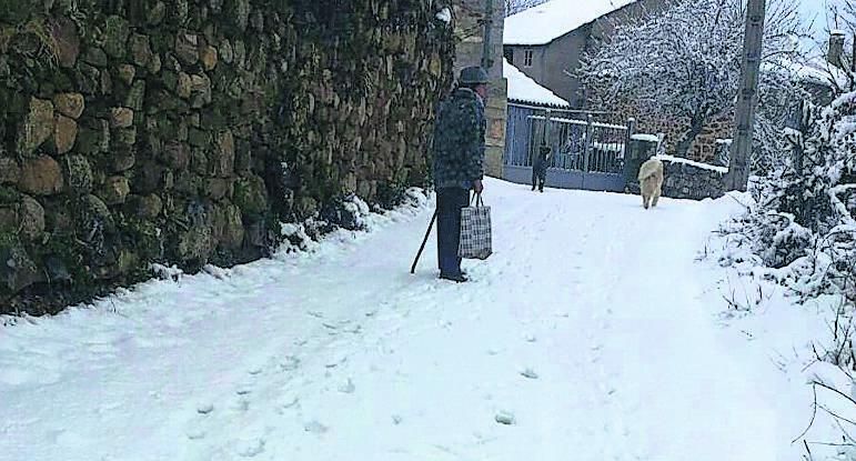 La nieve deja en Zamora imágenes de postal