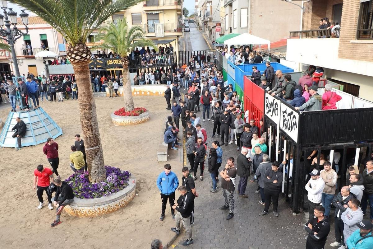 Los actos taurinos son unos de los principales atractivos de las fiestas y los vecinos no faltan a la cita con la emoción.