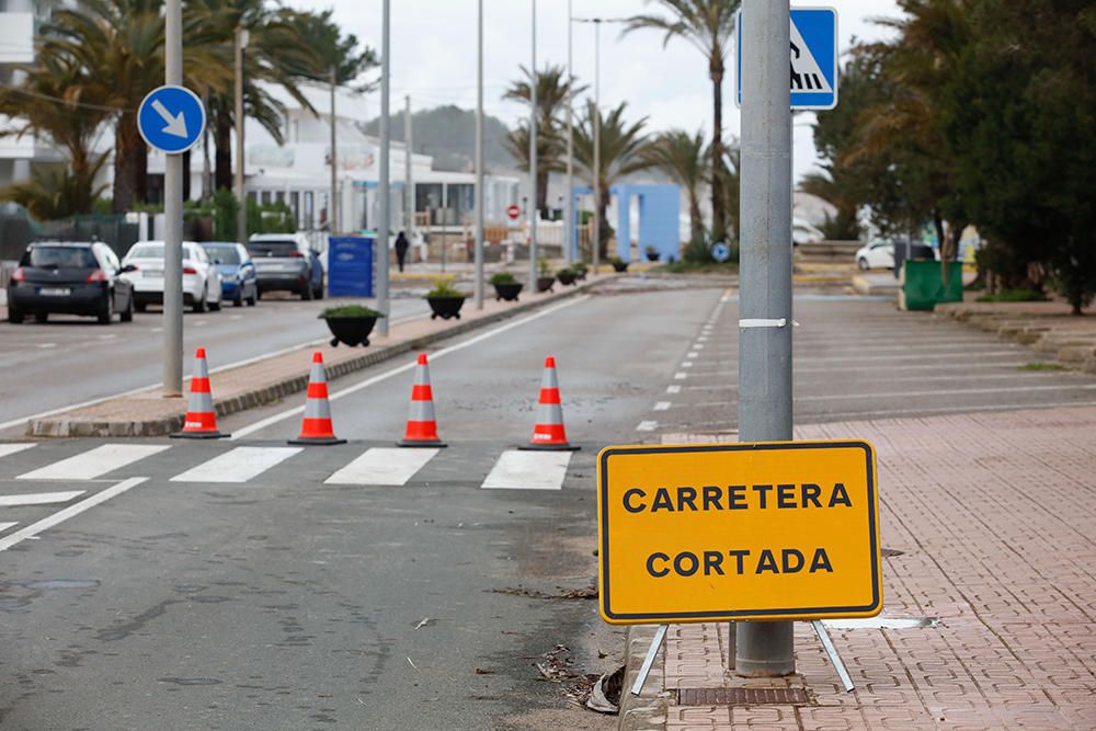 Temporal en el Port de Sant Miquel.