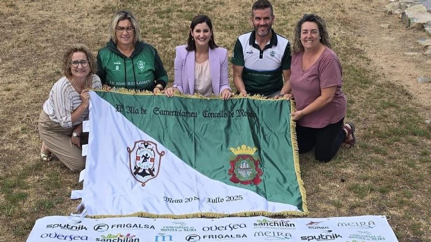 La presentación de la XI Bandeira Illa do Samertolaméu.