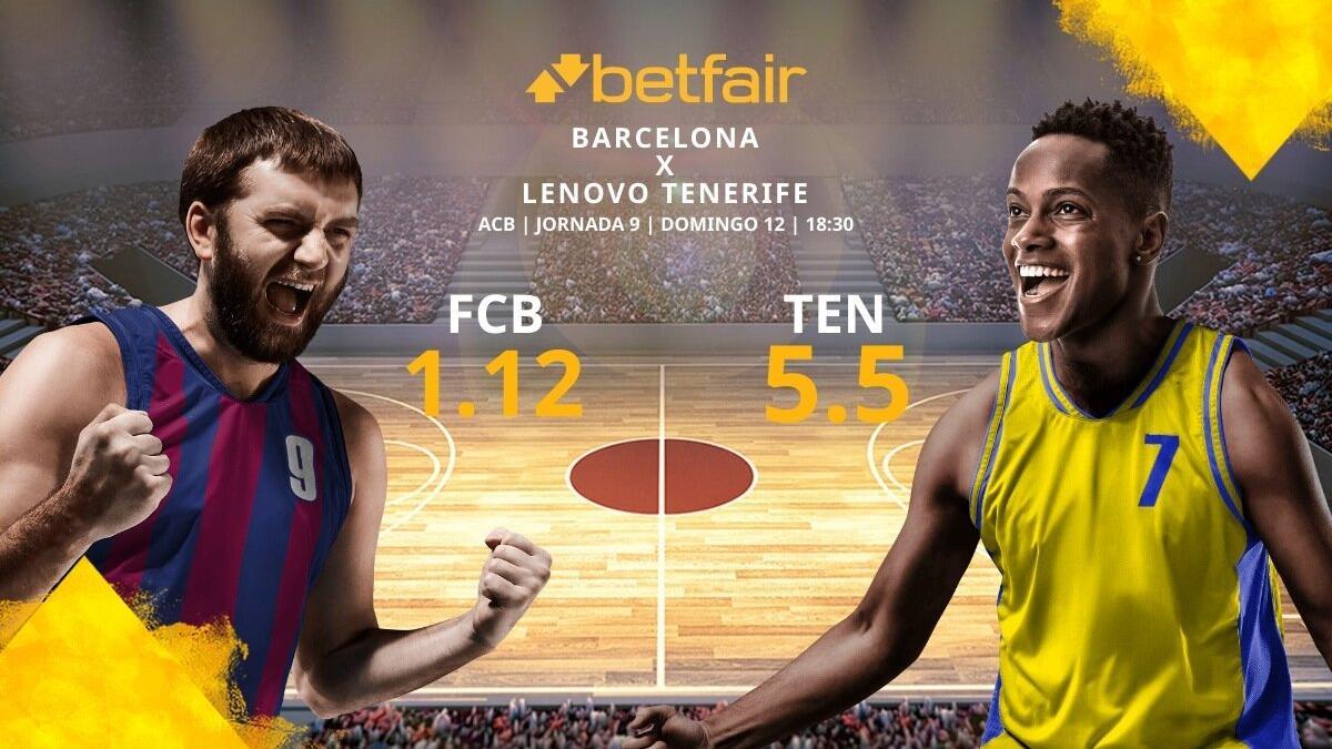 Barça Basket vs. Lenovo Tenerife: horario, TV, estadísticas, clasificación y pronósticos