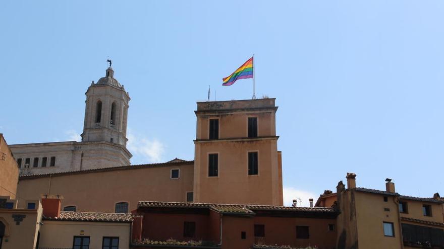 La bandera al Museu d&#039;Història de Girona.