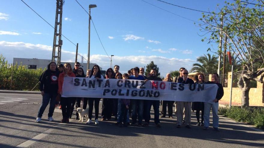 Los vecinos de Vereda del Catalán se manifiestan en contra de la industrialización de la zona