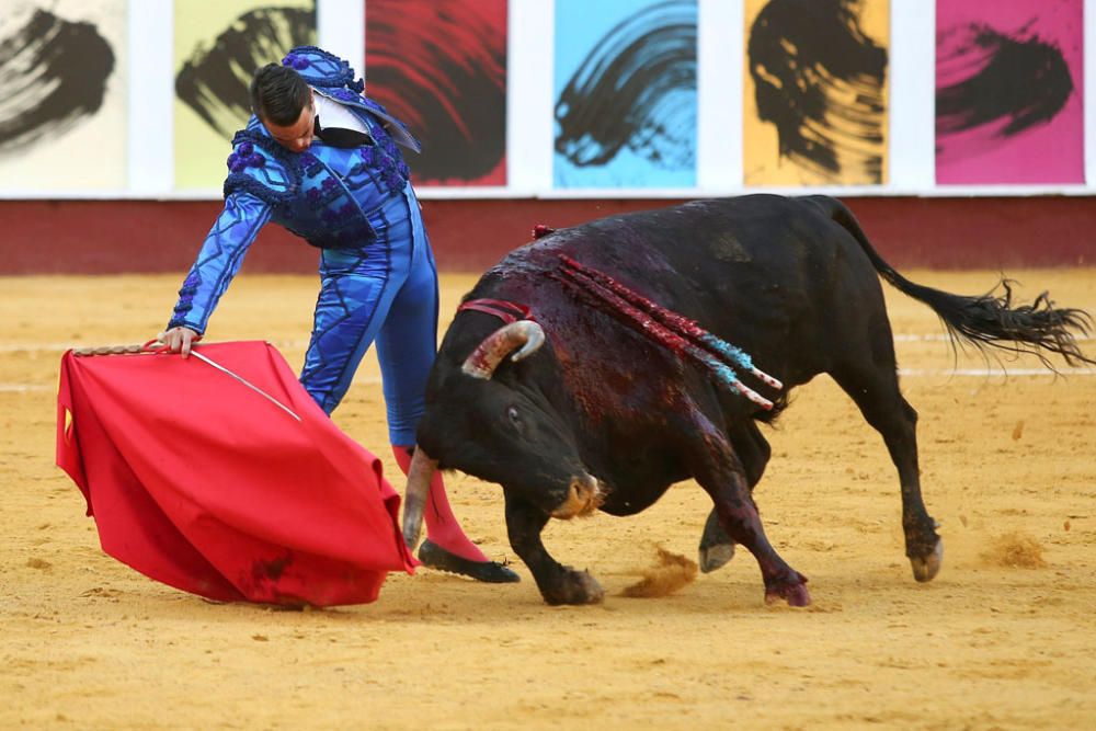 Corrida de toros en la plaza de La Malagueta