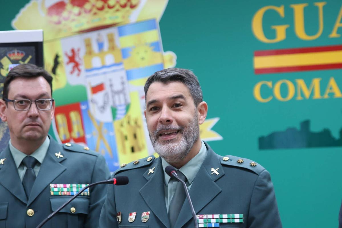 El Teniente Coronel de la Comandancia de la Guardia Civil de Zamora, Héctor David Pulido.