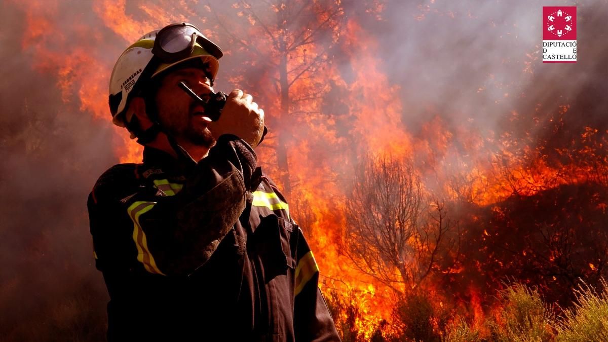 Incendio en la Serra Calderona