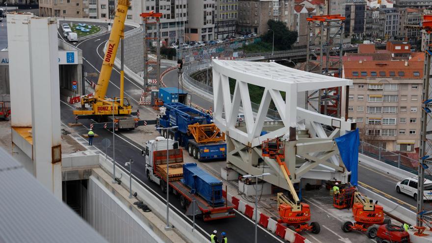 El corte de la AP-9 por el HALO podría prolongarse hasta Semana Santa