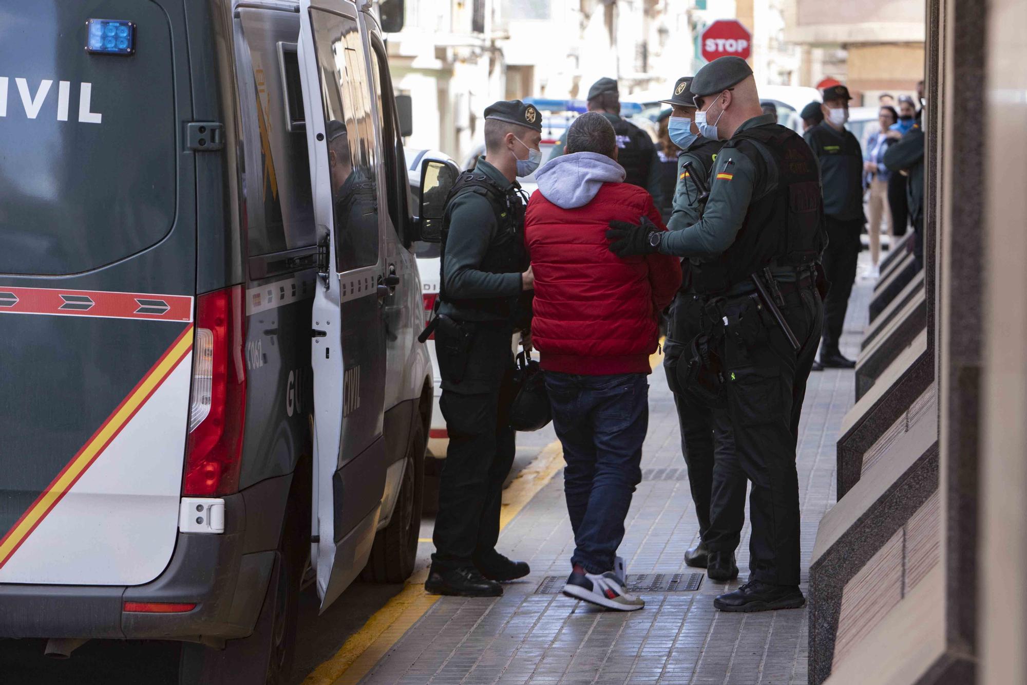 A disposición judicial los seis detenidos por el asesinato a tiros de El Pozo en Favara