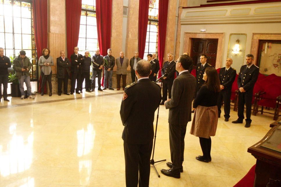 Acto de homenaje a los bomberos