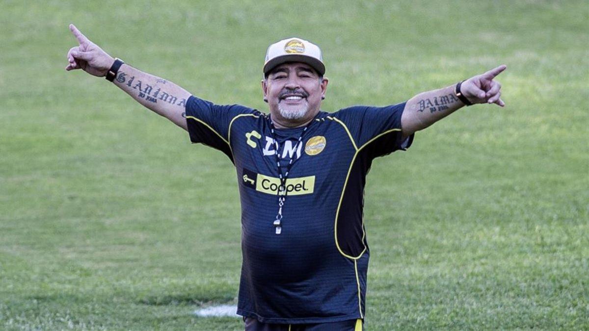 Maradona dejó los Dorados de Sinaloa por motivos de salud