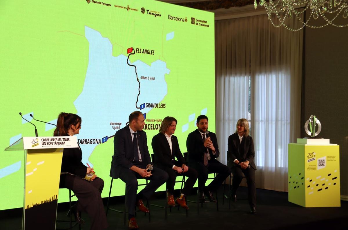 La presentació del recorregut del Tour.