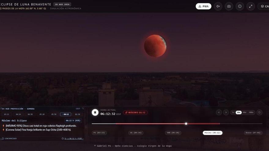La Luna de sangre desde Benavente: cuándo mirar al cielo para ver este eclipse
