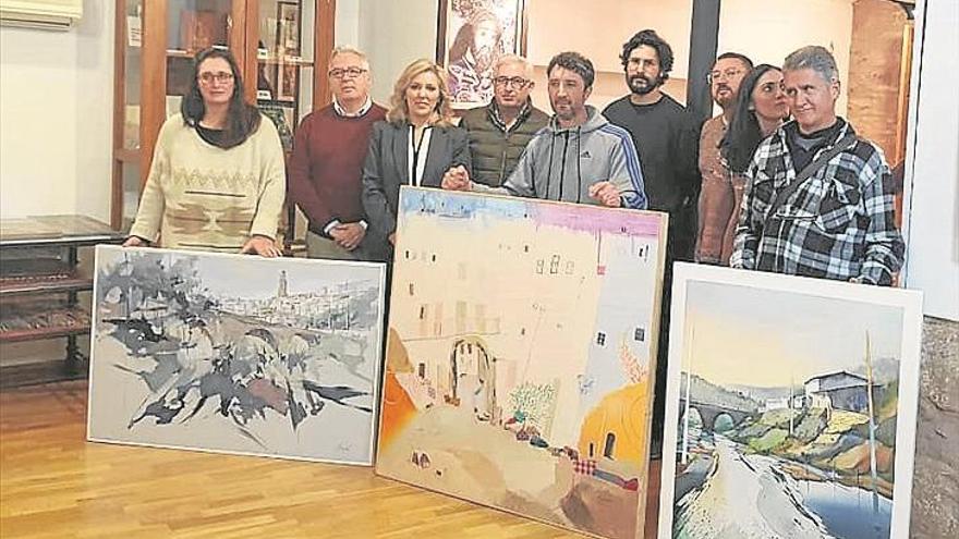 Buena participación en el 15º Certamen de pintura al aire libre de Montoro