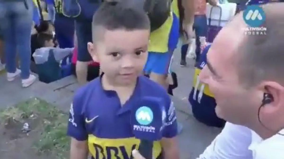 ¡Aguante River! La tierna confusión de este joven hincha de Boca que se ha hecho viral en Argentina