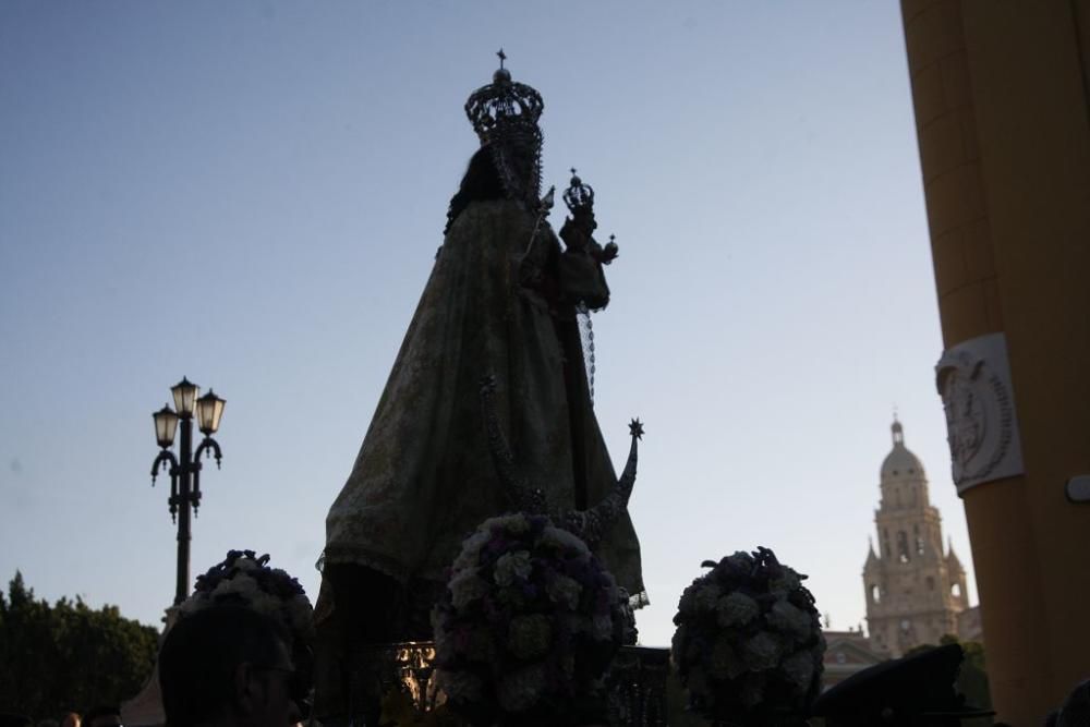 La Virgen de la Fuensanta vuelve a su santuario