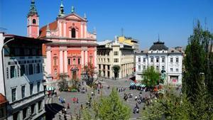 La ciudad eslovena de Liubliana.