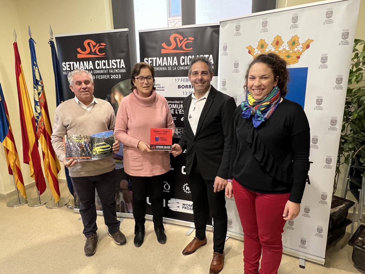 La etapa 2 de la Setmana Ciclista Féminas fue presentada en el Ayuntamiento de Burriana.