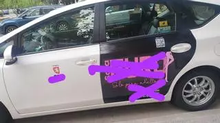 El Ayuntamiento de Zaragoza pide la retirada de publicidad sexista en algunos taxis