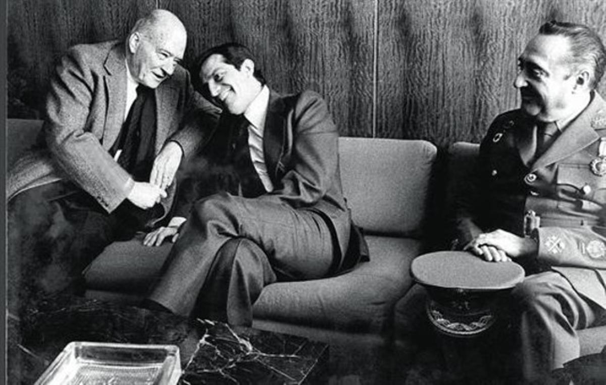 Tarradellas i Suárez, en una reunió que van mantenir el 1979.