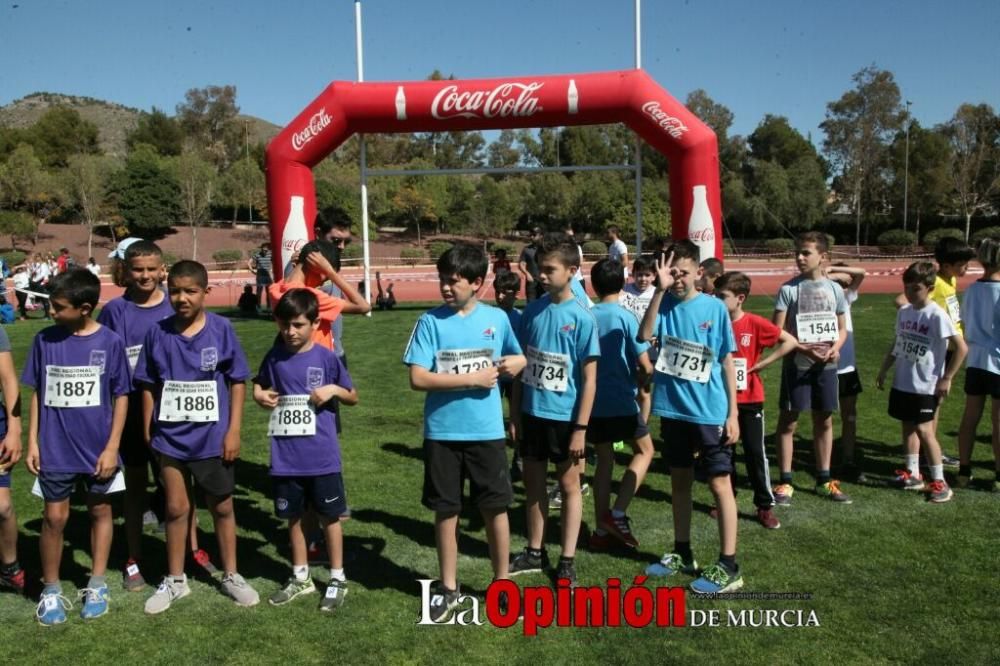 Final Cross Escolar de Lorca . Alevín masculino