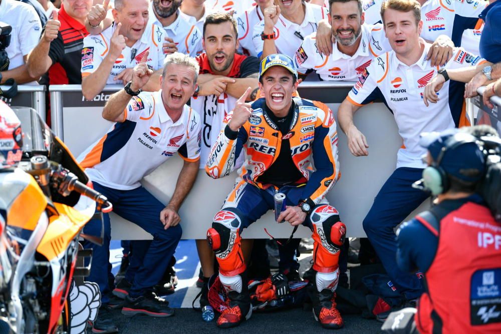 Marc Márquez impone su ley en Misano