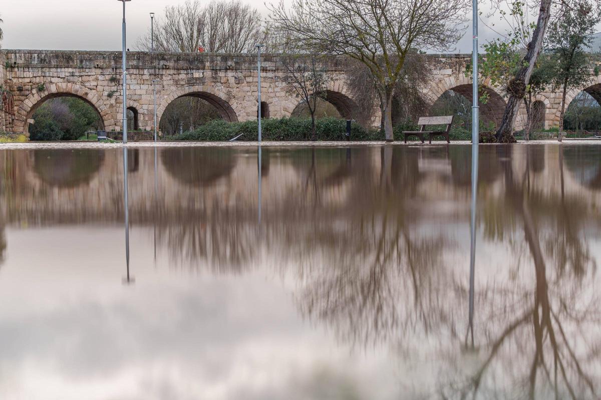 El Guadiana y el Puente Romano de Mérida: belleza pura