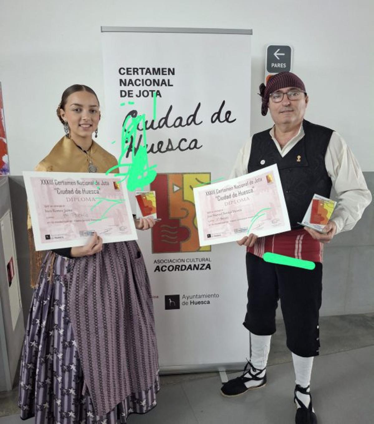 Hugo Subías, segundo en canto benjamín.