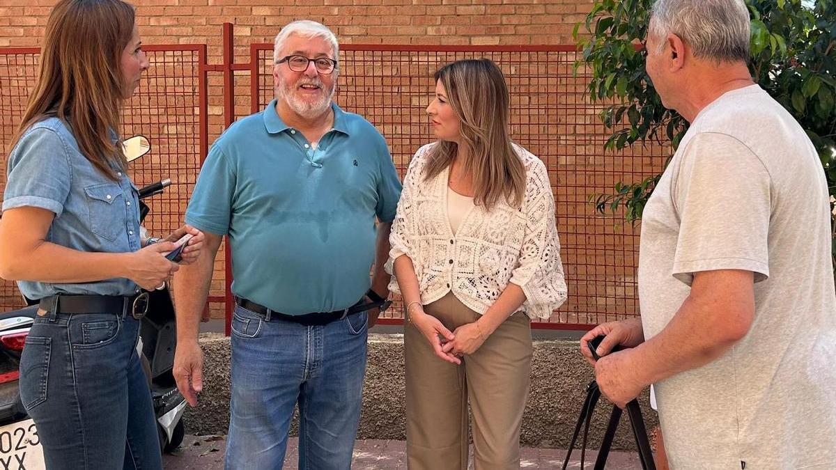 El PSOE ha trasladado sus quejas desde el colevio Nuestra Señora de Los Ángeles