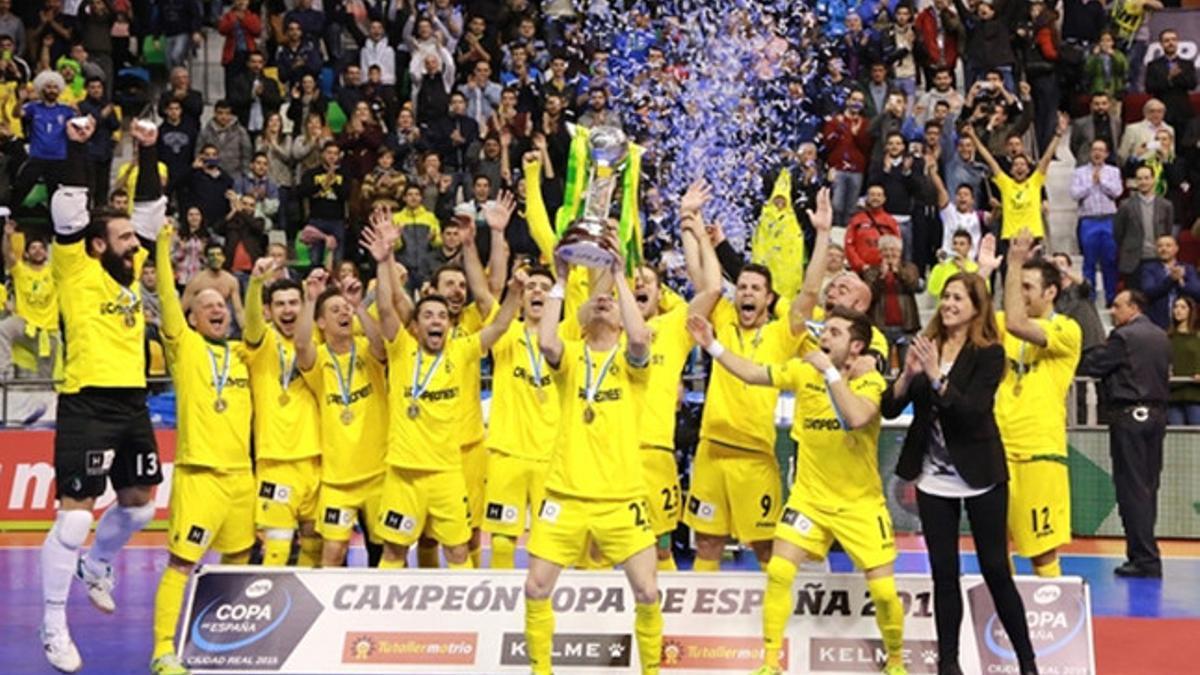 El Jaén, campeón de la Copa de España de fútbol sala
