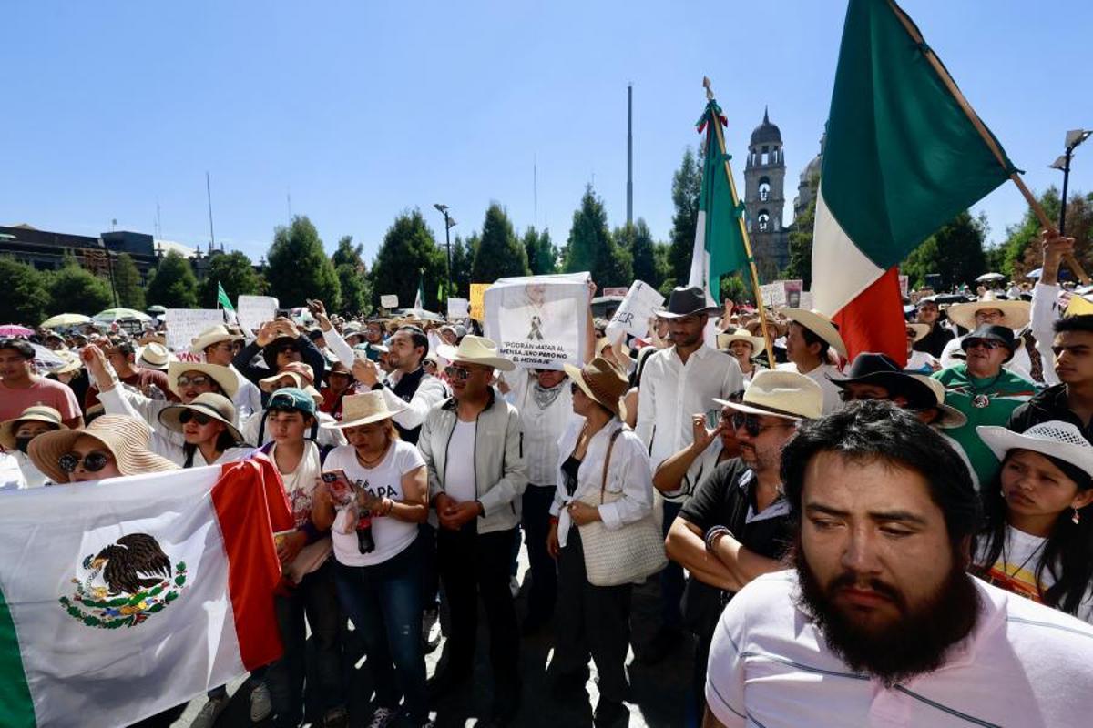 Incidentes en la marcha de la ‘Generación Z’ contra la corrupción en México