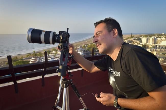 Observación del eclipse con "los cazadores de ...