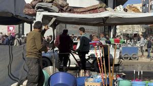 Un alto el foc a marxes forçades