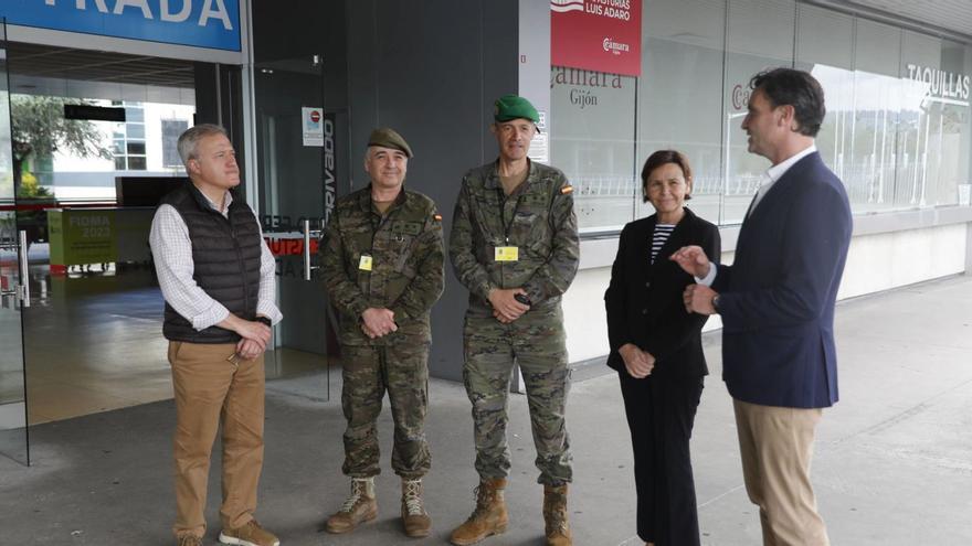 Los actos por el Día de las Fuerzas Armadas llenan los hoteles de Gijón