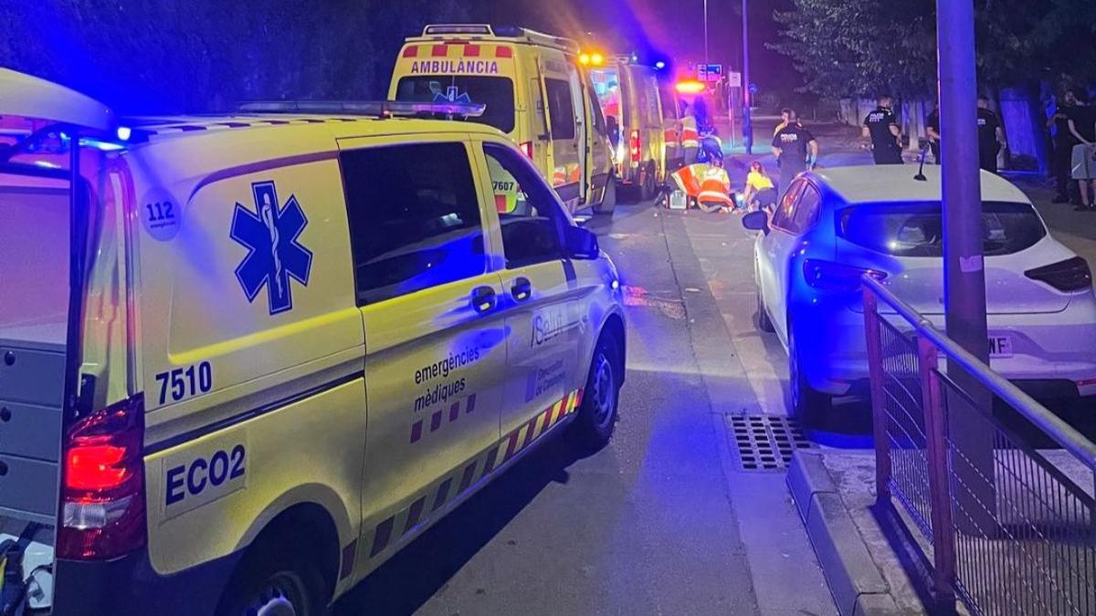 Accidente de tráfico mortal en la avenida Constitució de Castelldefels.