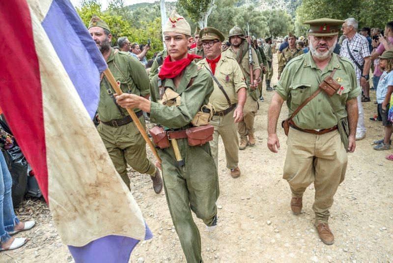 Recreación de la batalla del Ebro en Fayón