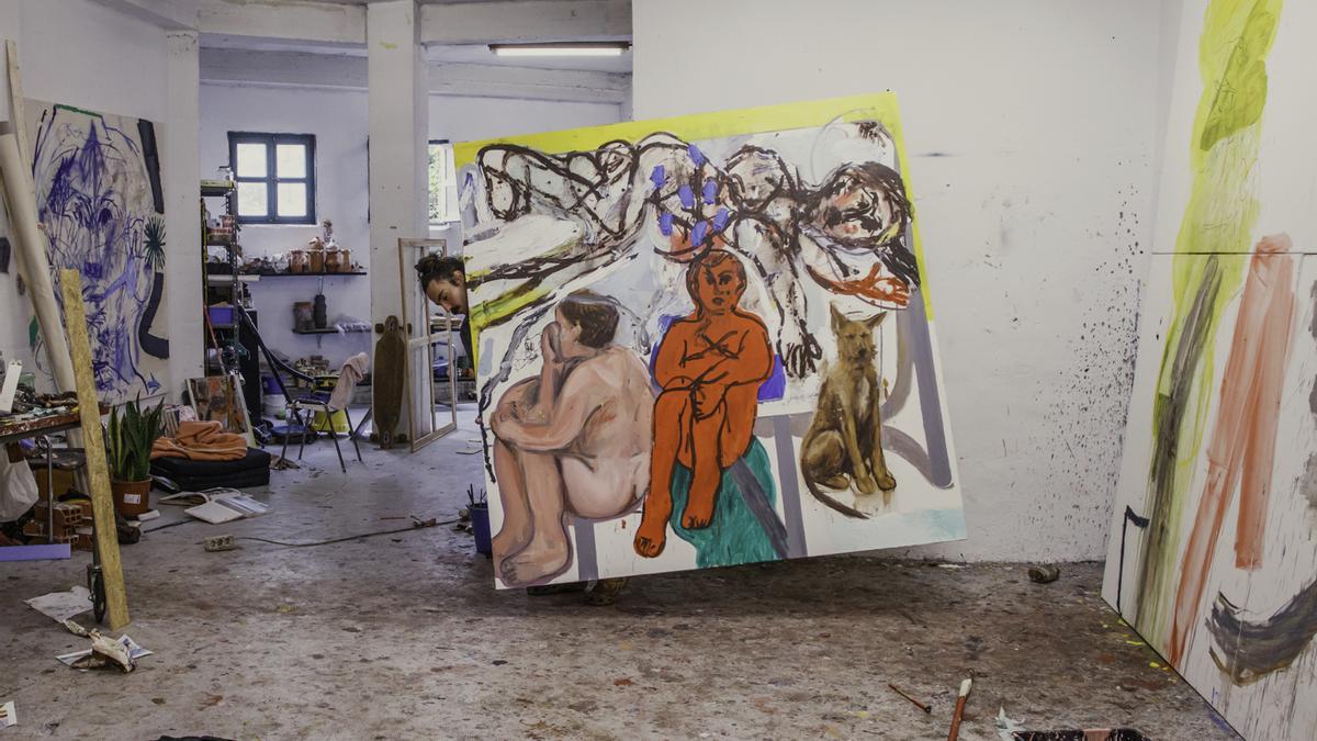 Manu García, en su estudio