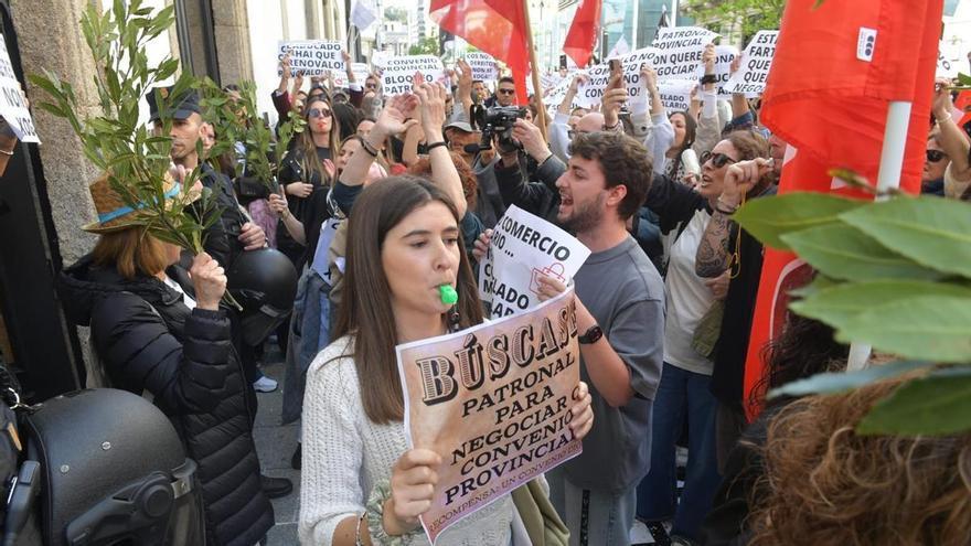Segunda jornada de huelga en el sector textil contra el convenio de la patronal