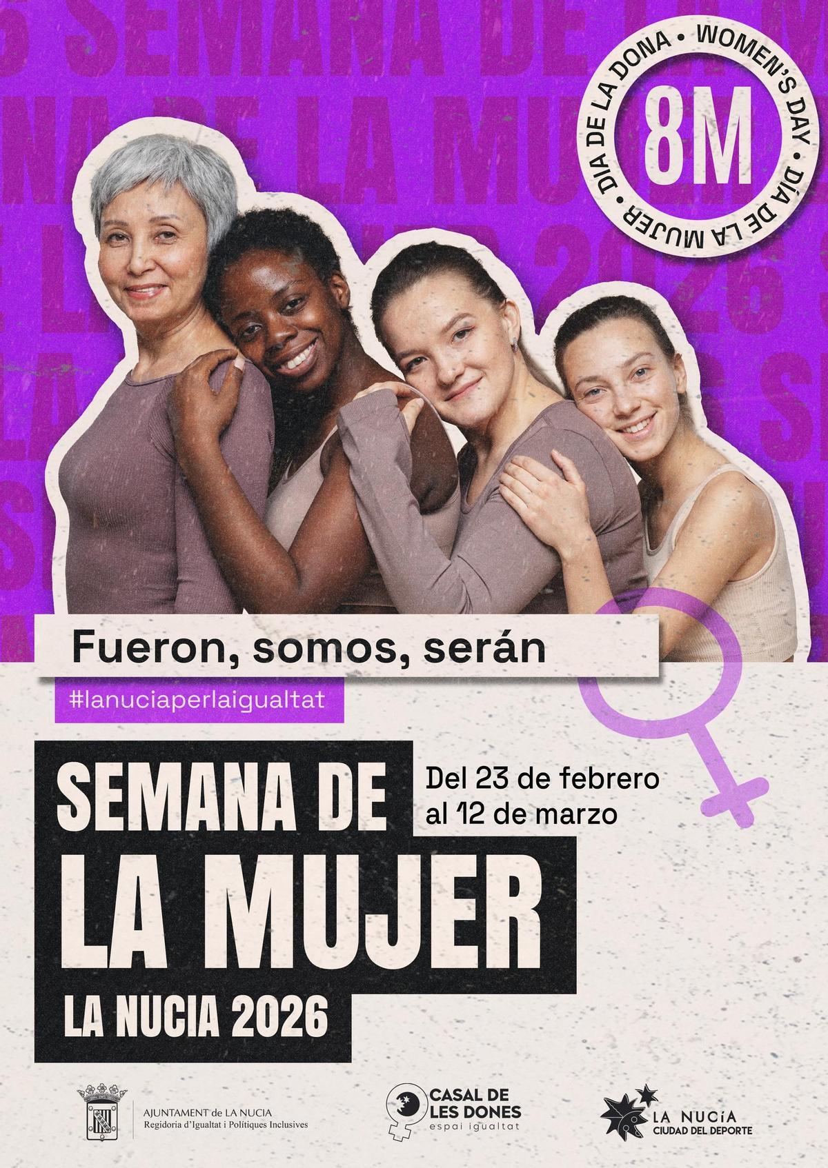 Cartel de la Semana de la Mujer 2026.