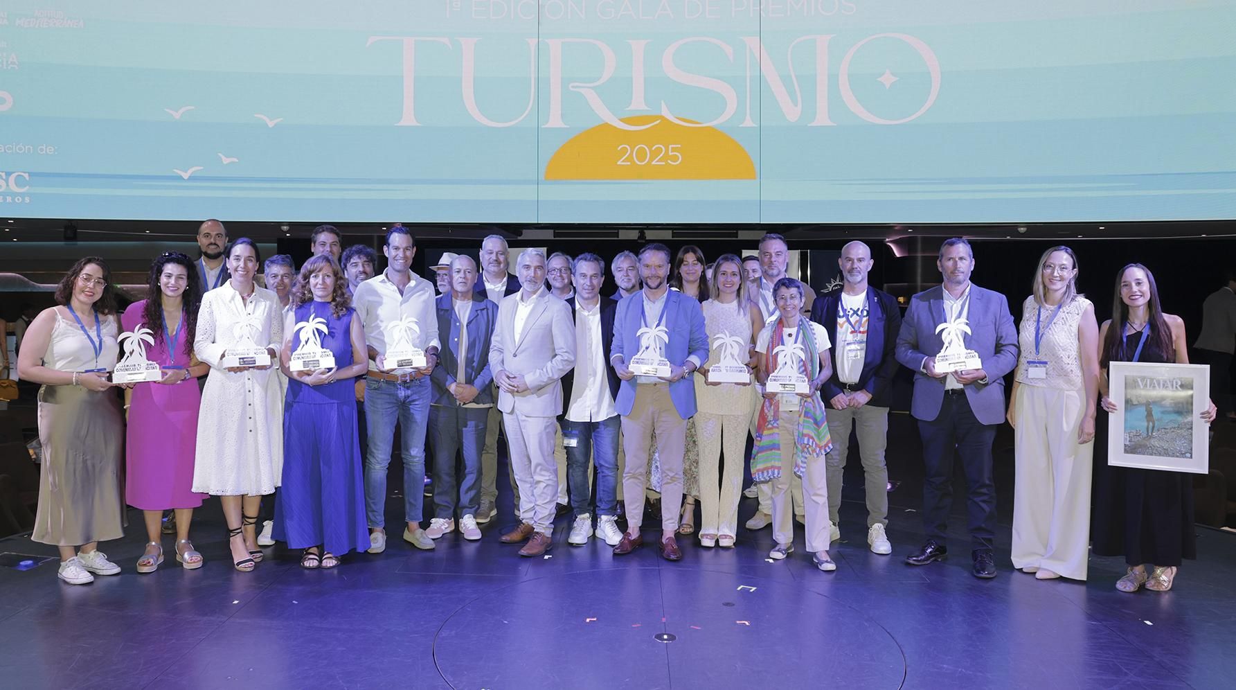 Los ganadores de los I Premios Turismo.